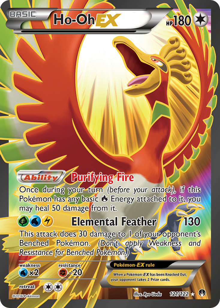 Ho-Oh EX (121/122) [XY: BREAKpoint] | All Aboard Games