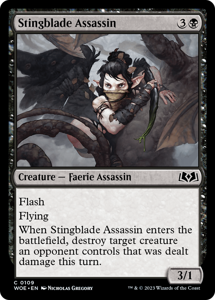 Stingblade Assassin [Wilds of Eldraine] | All Aboard Games