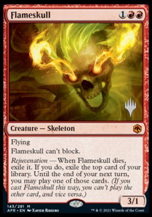 Flameskull (Promo Pack) [Dungeons & Dragons: Adventures in the Forgotten Realms Promos] | All Aboard Games