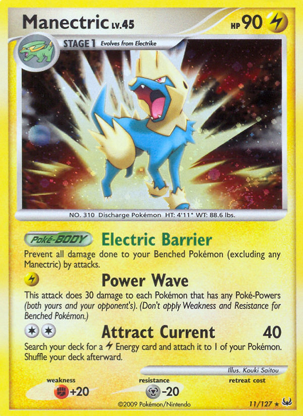 Manectric (11/127) [Platinum: Base Set] | All Aboard Games