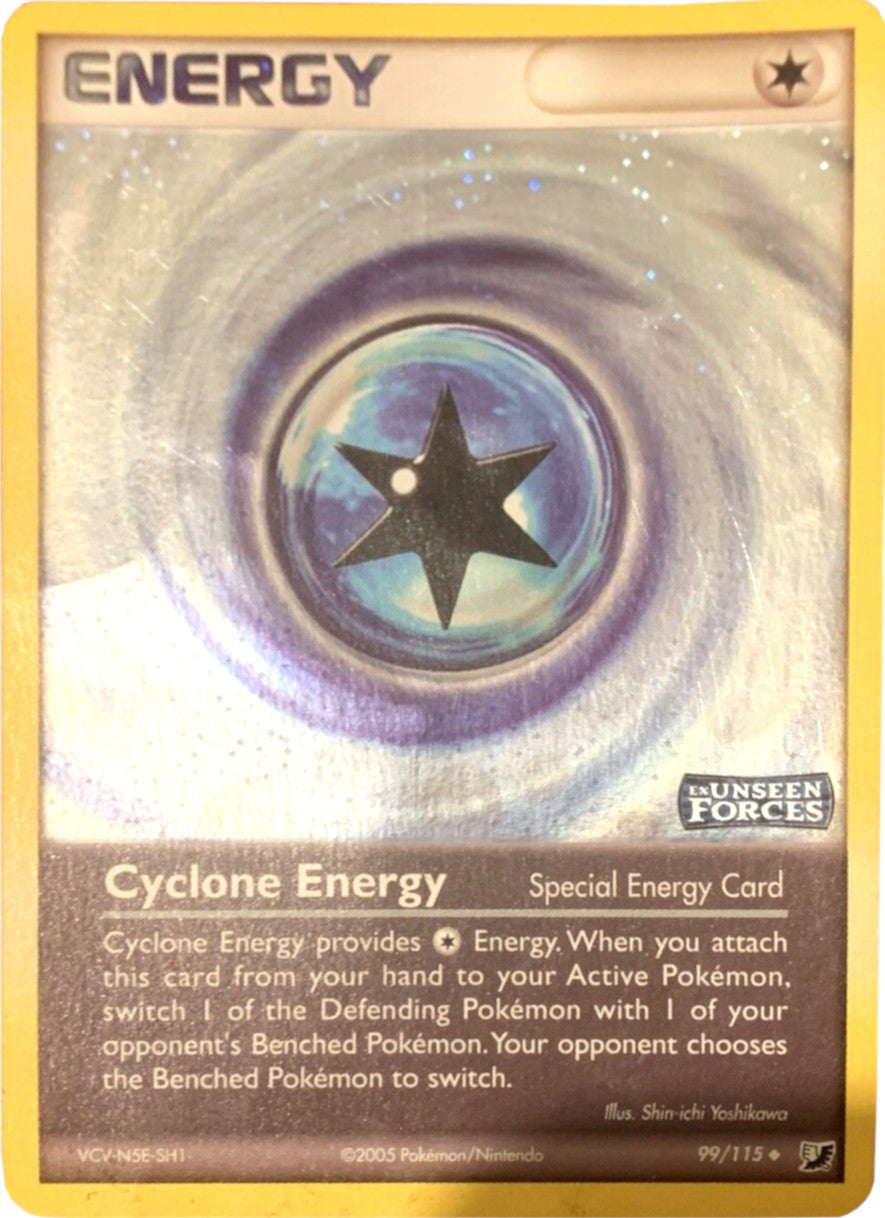 Cyclone Energy (99/115) (Stamped) [EX: Unseen Forces] | All Aboard Games