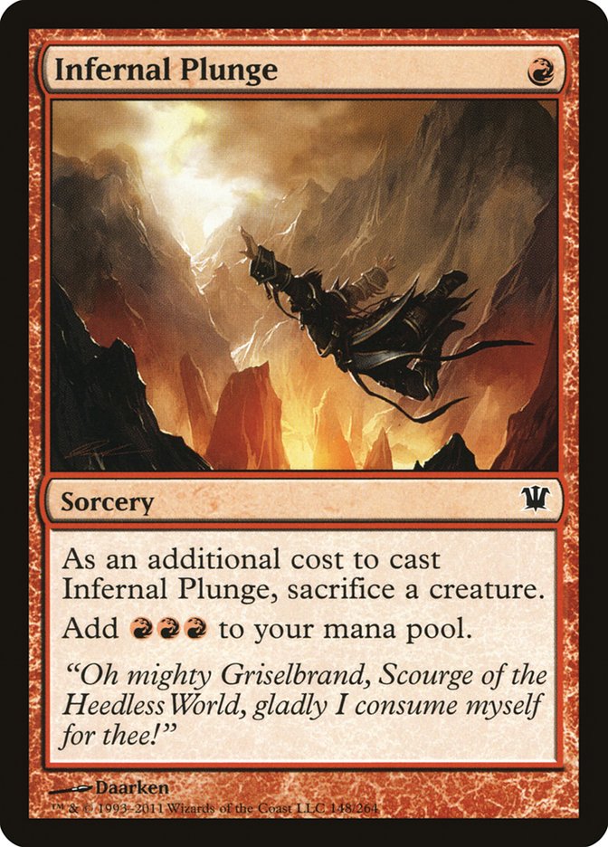 Infernal Plunge [Innistrad] | All Aboard Games
