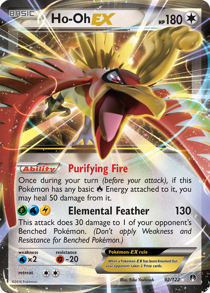 Ho-Oh EX (92/122) [XY: BREAKpoint] | All Aboard Games