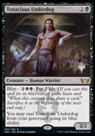 Tenacious Underdog (Promo Pack) [Streets of New Capenna Promos] | All Aboard Games