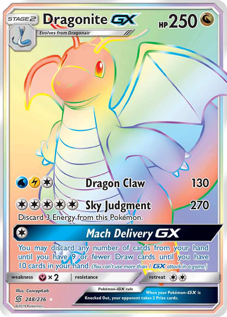 Dragonite GX (248/236) [Sun & Moon: Unified Minds] | All Aboard Games