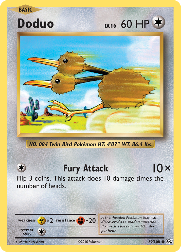 Doduo (69/108) [XY: Evolutions] | All Aboard Games