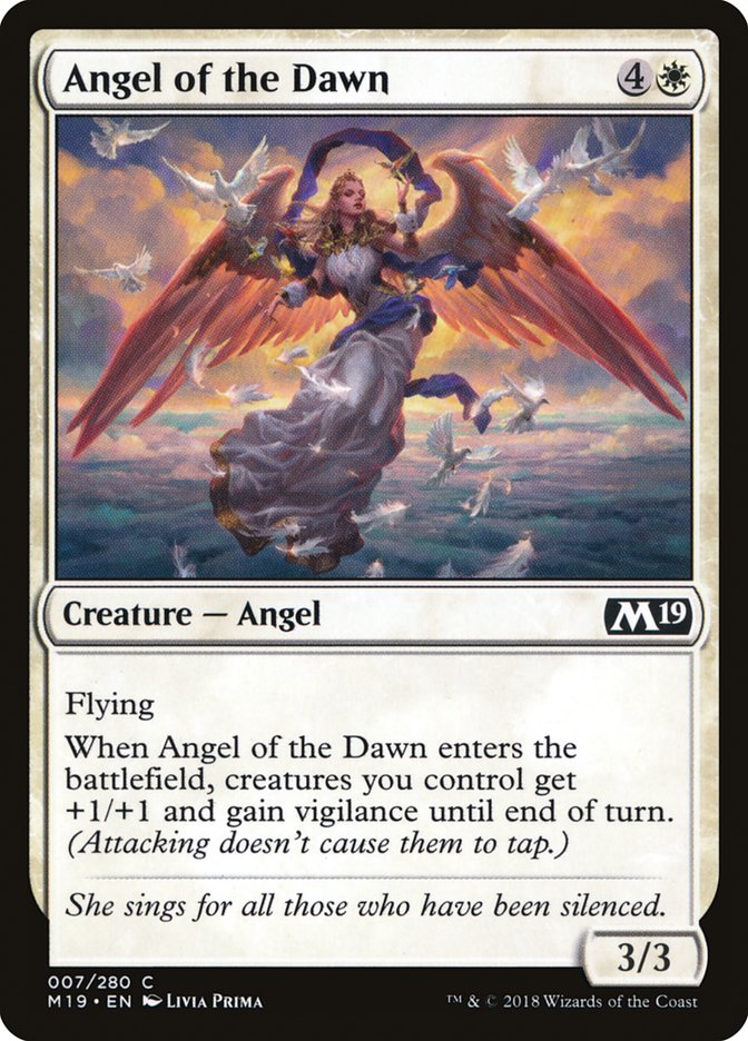 Angel of the Dawn [Core Set 2019] | All Aboard Games