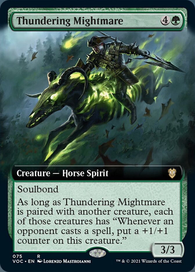 Thundering Mightmare (Extended) [Innistrad: Crimson Vow Commander] | All Aboard Games
