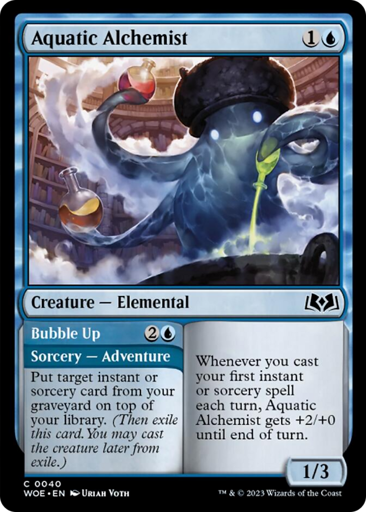 Aquatic Alchemist // Bubble Up [Wilds of Eldraine] | All Aboard Games