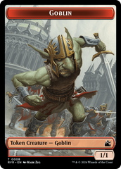 Goblin (0008) // Rhino Double-Sided Token [Ravnica Remastered Tokens] | All Aboard Games