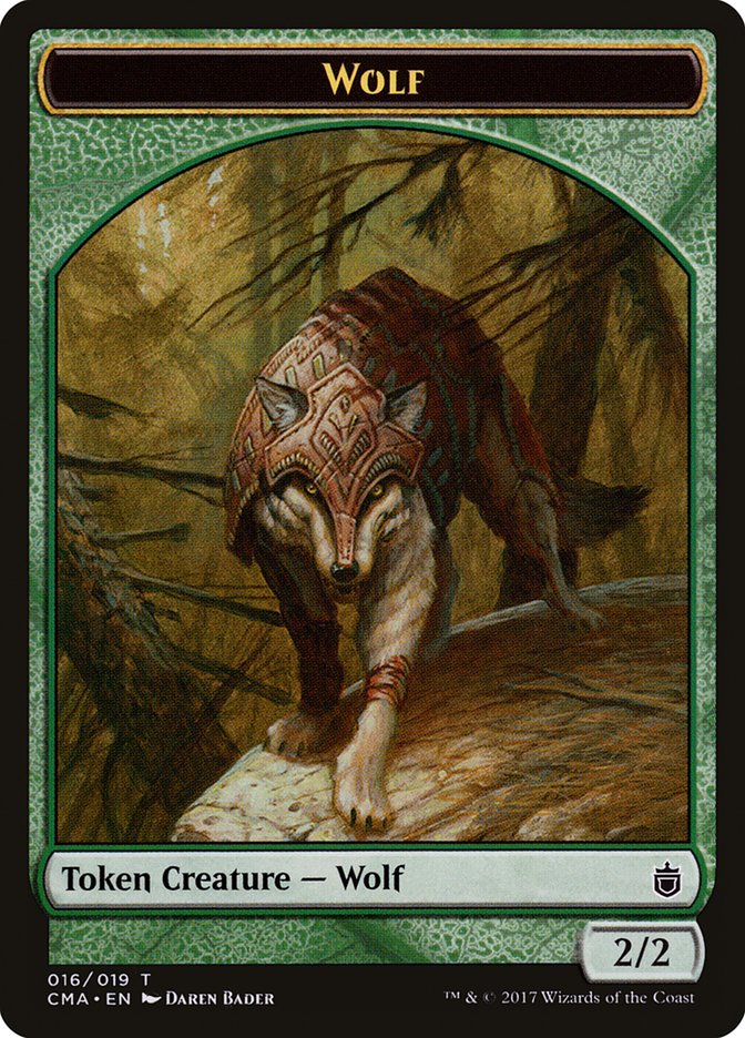 Wolf (016/019) [Commander Anthology Tokens] | All Aboard Games