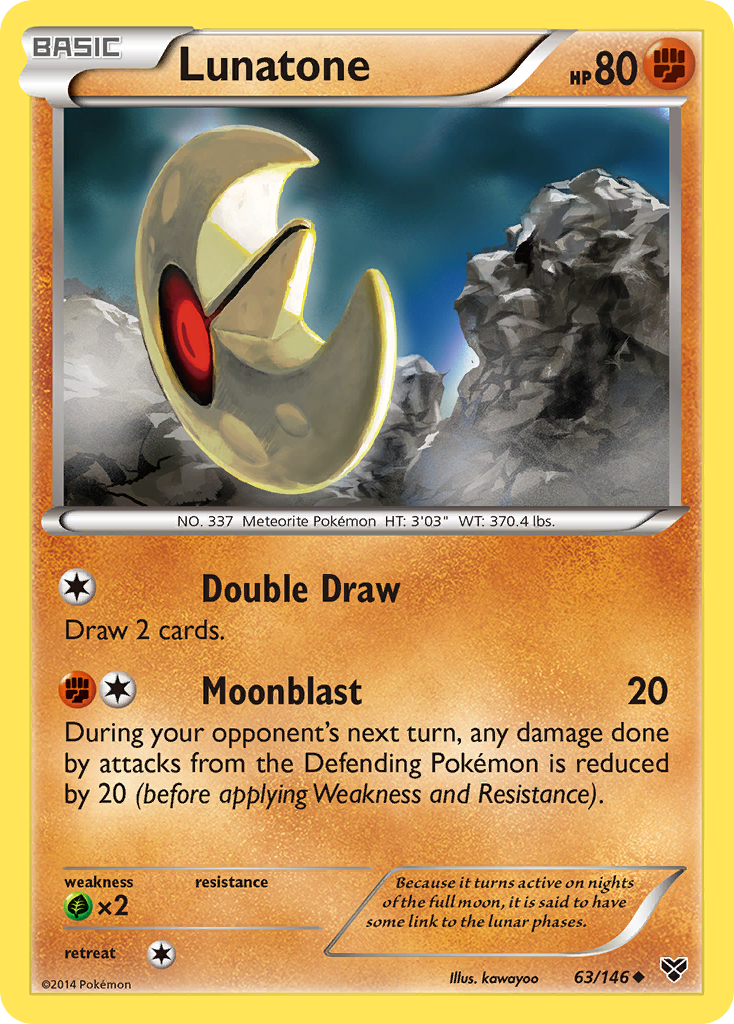 Lunatone (63/146) [XY: Base Set] | All Aboard Games