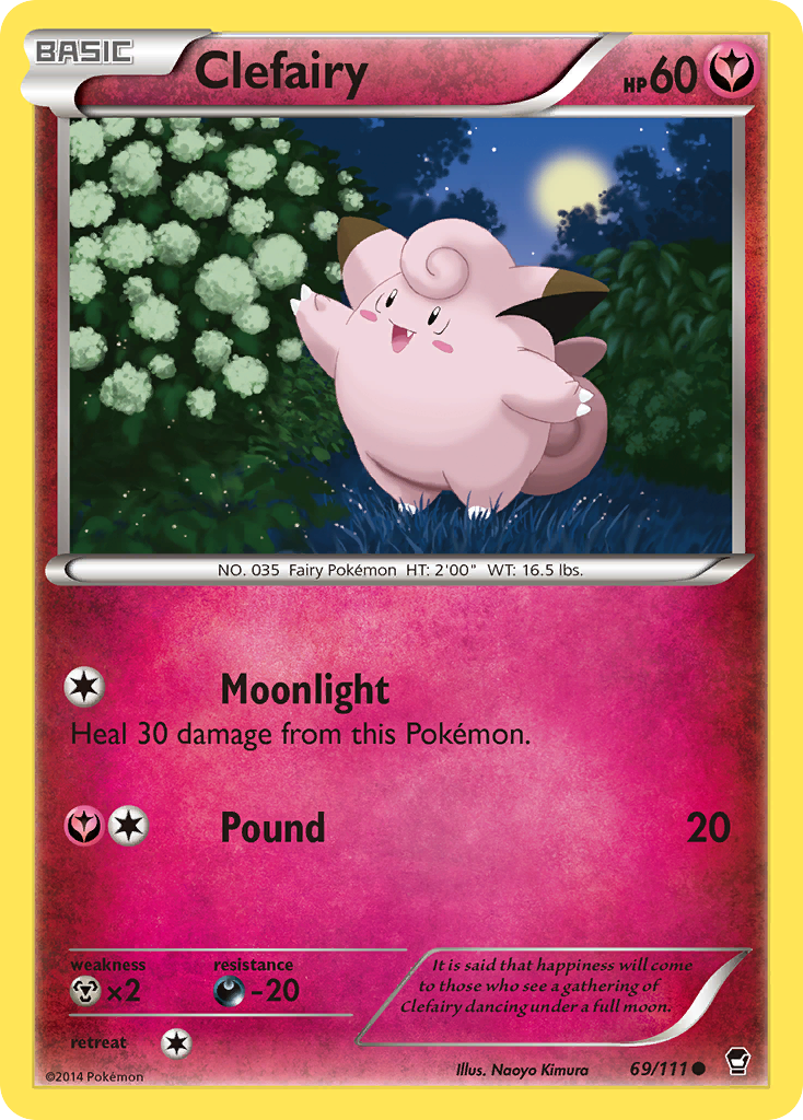 Clefairy (69/111) [XY: Furious Fists] | All Aboard Games