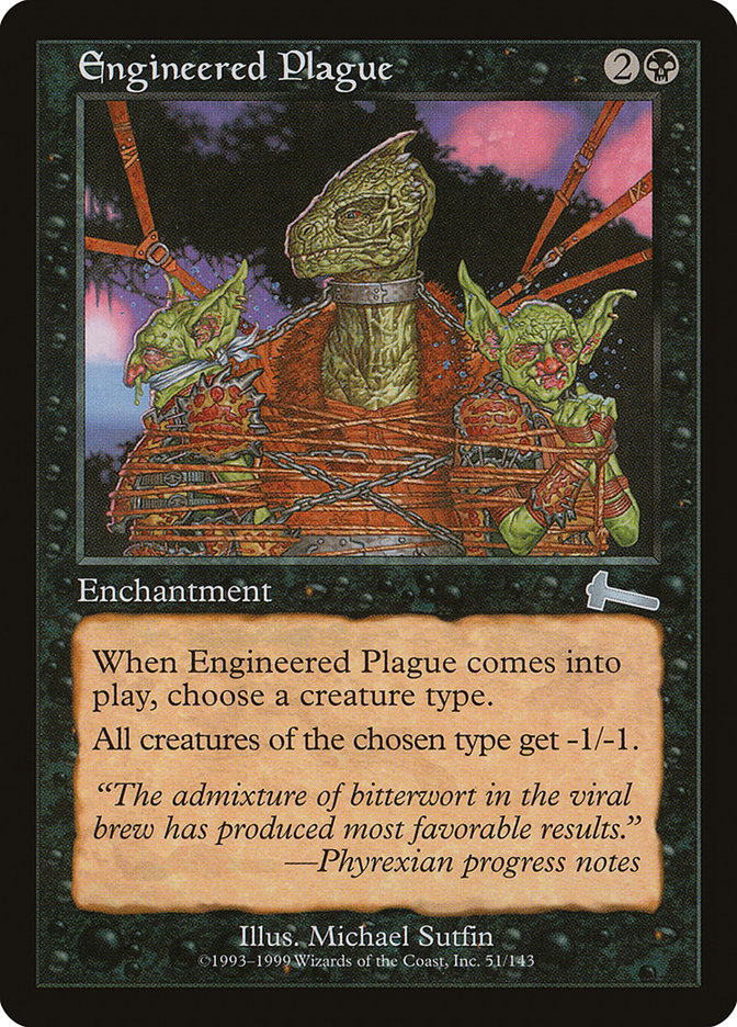 Engineered Plague [Urza's Legacy] | All Aboard Games
