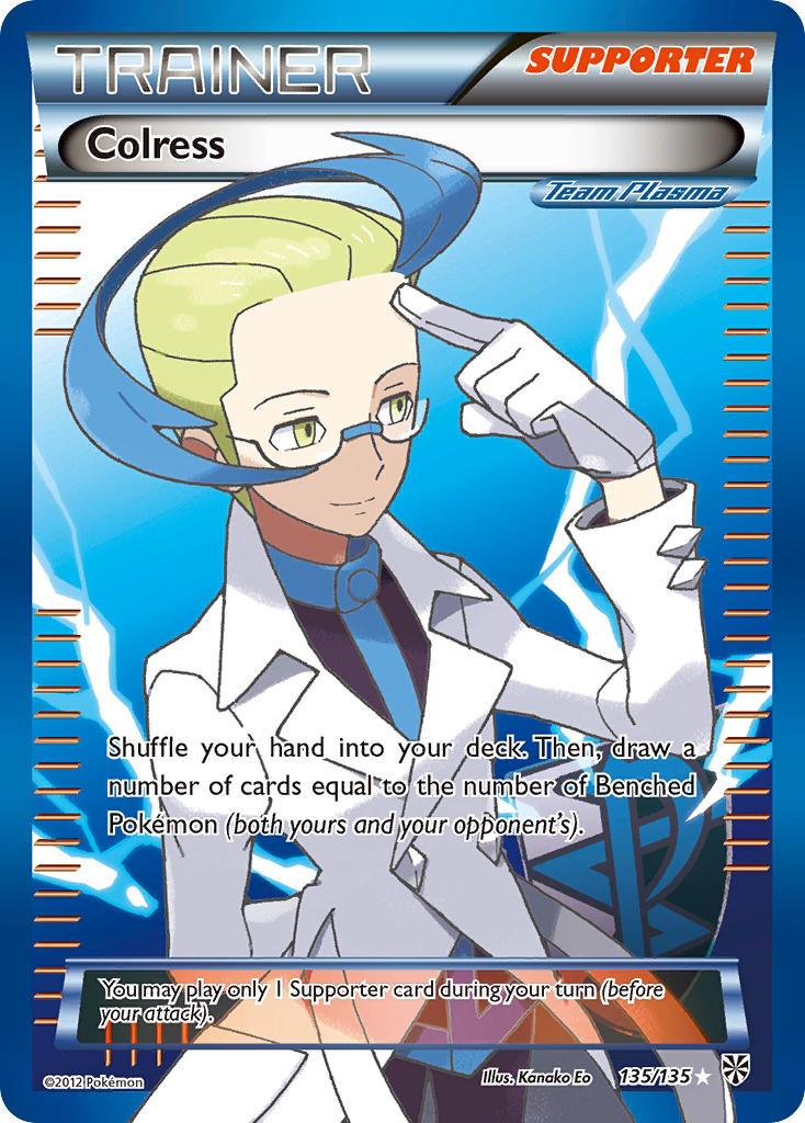 Colress (135/135) [Black & White: Plasma Storm] | All Aboard Games