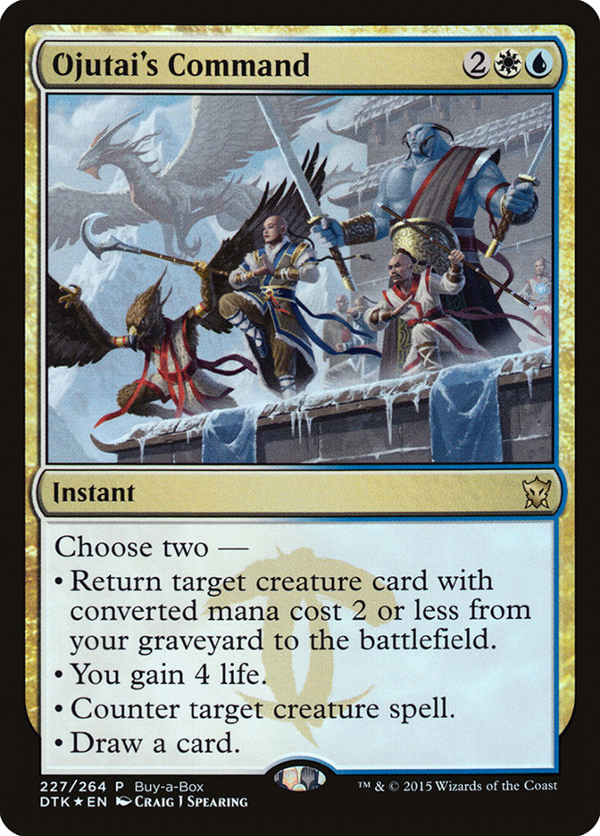 Ojutai's Command (Buy-A-Box) [Dragons of Tarkir Promos] | All Aboard Games