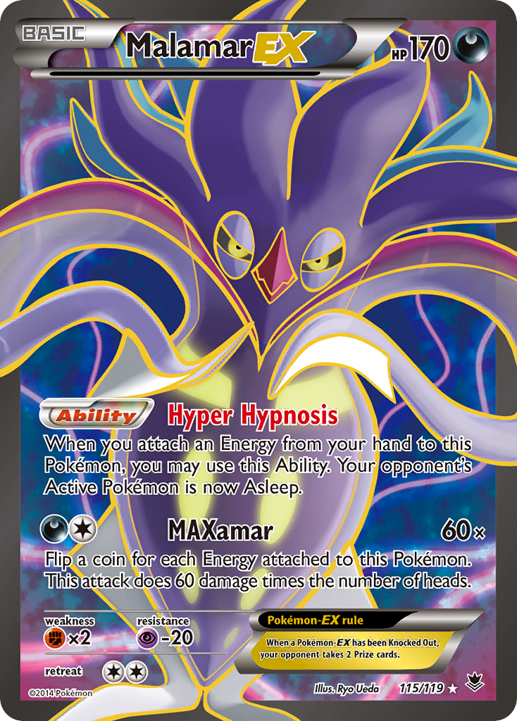 Malamar EX (115/119) [XY: Phantom Forces] | All Aboard Games