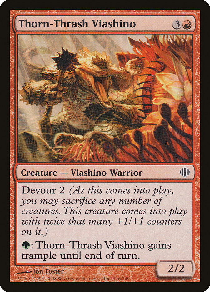 Thorn-Thrash Viashino [Shards of Alara] | All Aboard Games