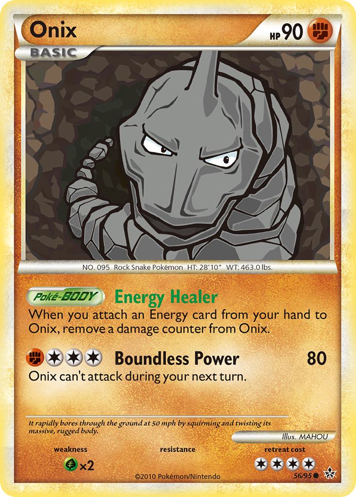 Onix (56/95) [HeartGold & SoulSilver: Unleashed] | All Aboard Games