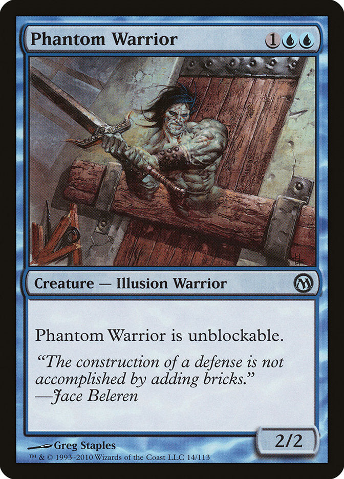 Phantom Warrior [Duels of the Planeswalkers] | All Aboard Games