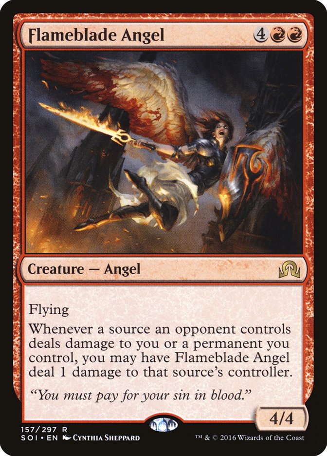 Flameblade Angel [Shadows over Innistrad] | All Aboard Games