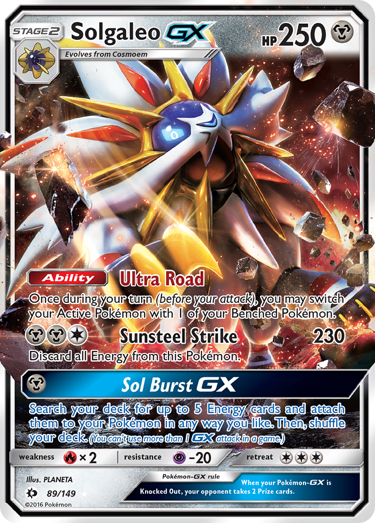 Solgaleo GX (89/149) [Sun & Moon: Base Set] | All Aboard Games