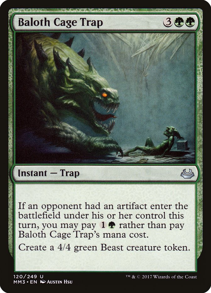 Baloth Cage Trap [Modern Masters 2017] | All Aboard Games