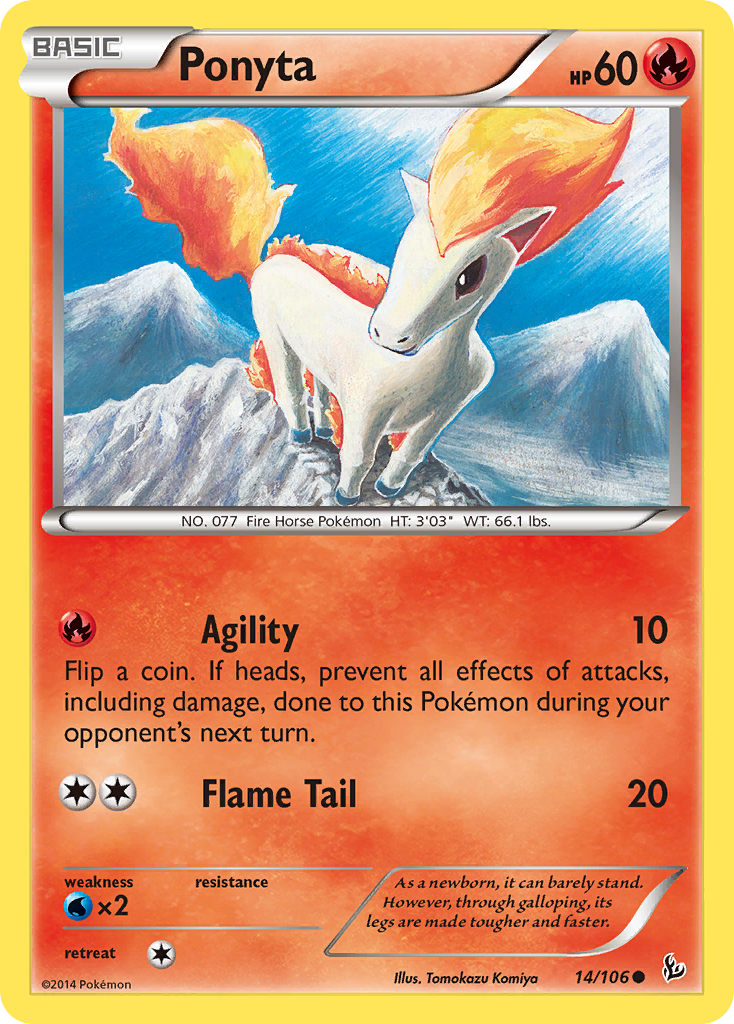 Ponyta (14/106) [XY: Flashfire] | All Aboard Games