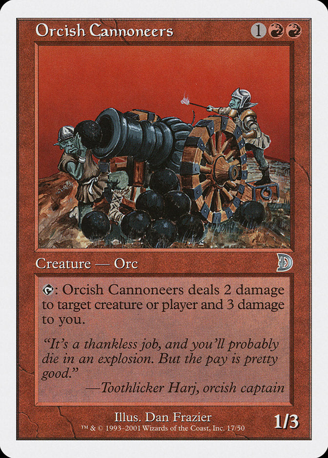 Orcish Cannoneers [Deckmasters] | All Aboard Games