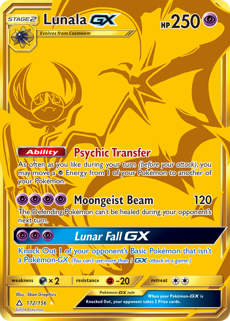 Lunala GX (172/156) [Sun & Moon: Ultra Prism] | All Aboard Games