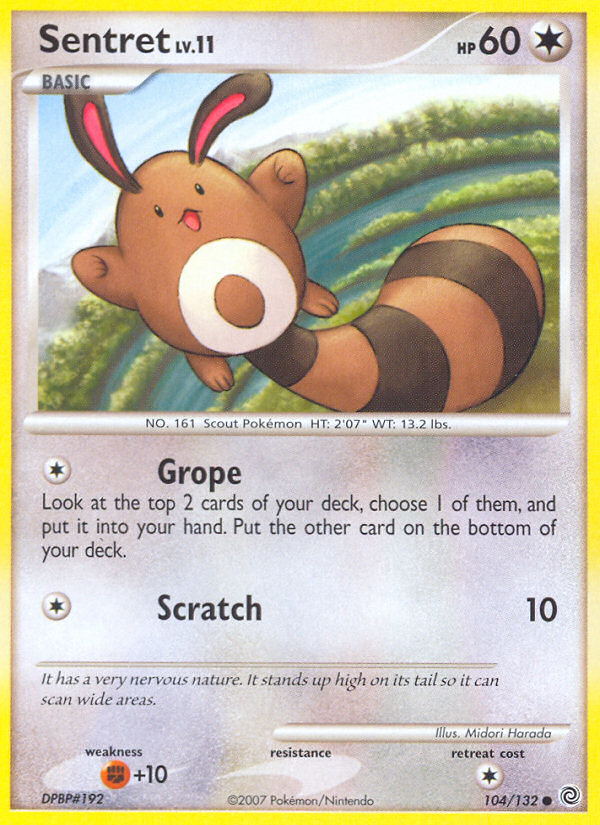 Sentret (104/132) [Diamond & Pearl: Secret Wonders] | All Aboard Games