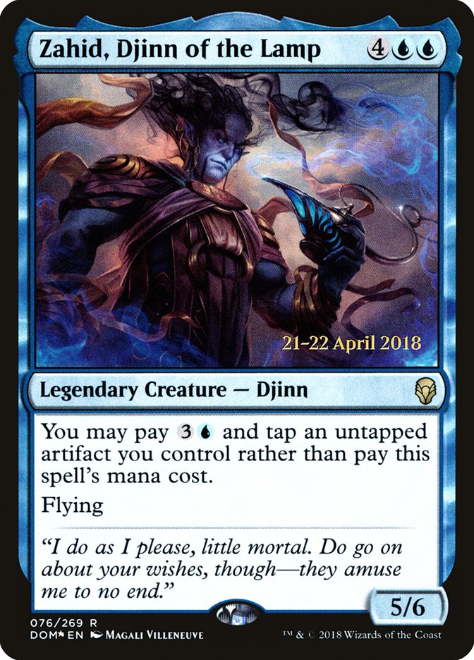 Zahid, Djinn of the Lamp  [Dominaria Prerelease Promos] | All Aboard Games