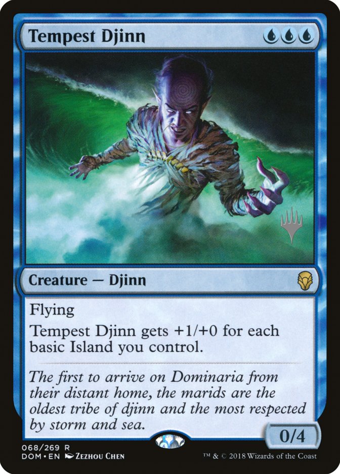 Tempest Djinn (Promo Pack) [Dominaria Promos] | All Aboard Games