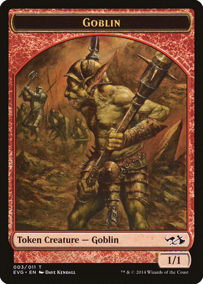 Goblin Token (Elves vs. Goblins) [Duel Decks Anthology Tokens] | All Aboard Games