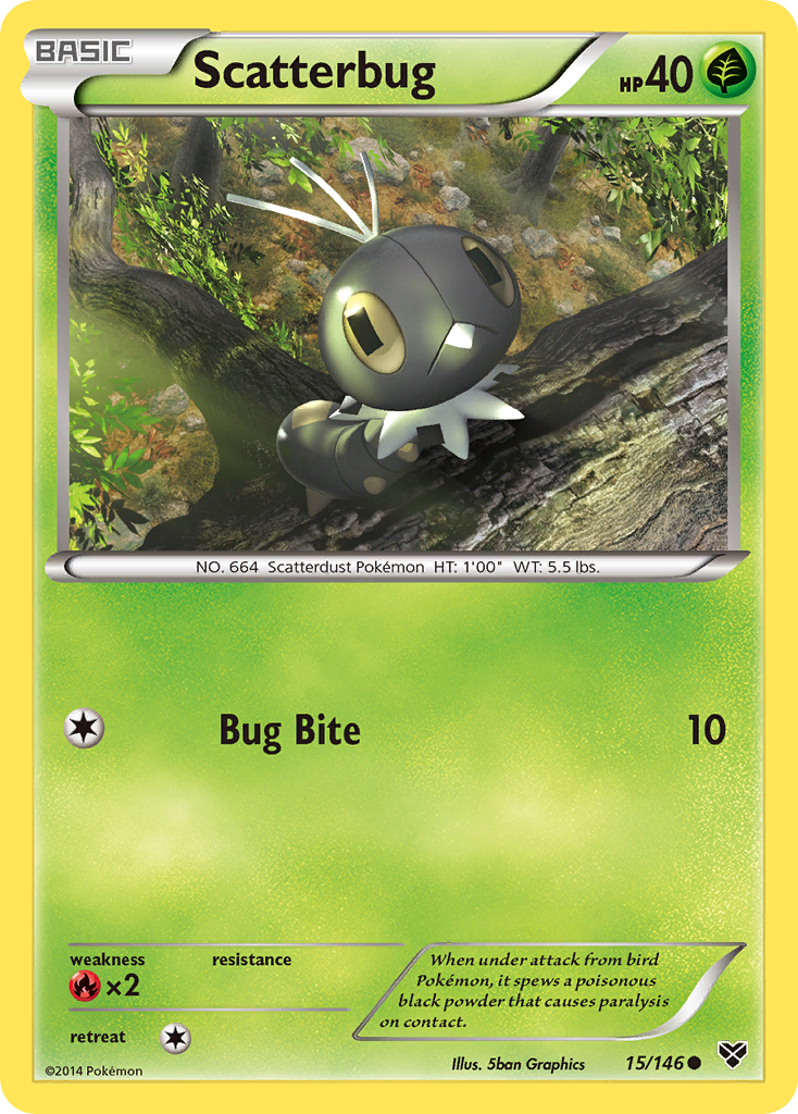 Scatterbug (15/146) [XY: Base Set] | All Aboard Games