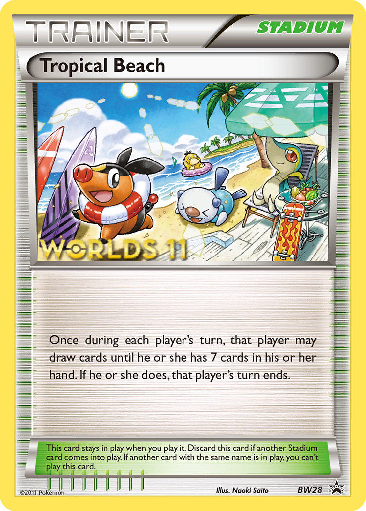 Tropical Beach (BW28) (Finalist) [Black & White: Black Star Promos] | All Aboard Games