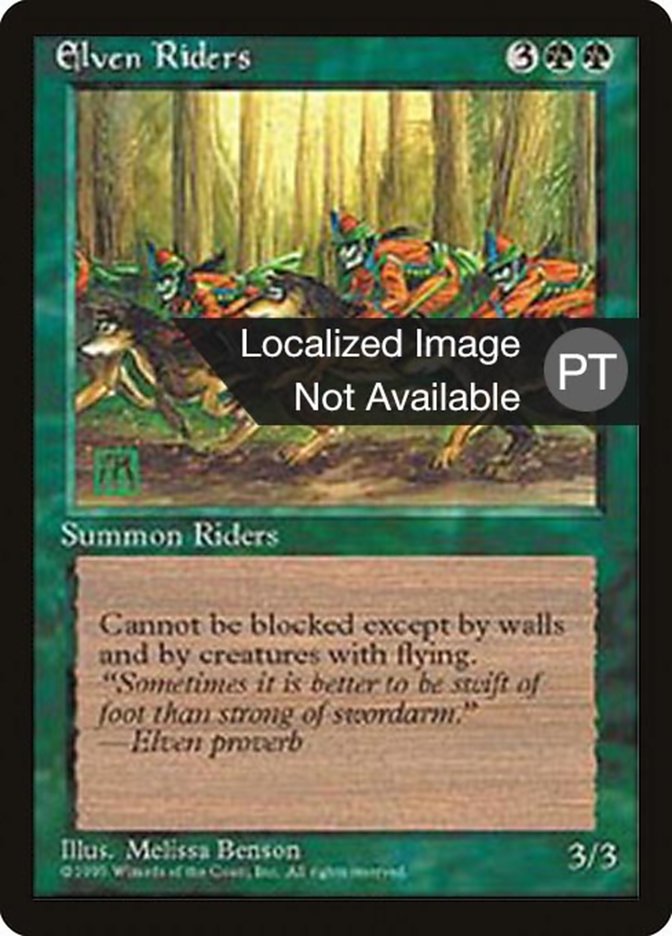 Elven Riders [Fourth Edition (Foreign Black Border)] | All Aboard Games