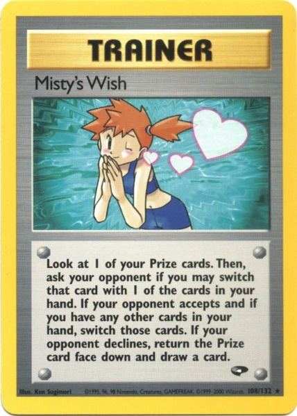 Misty's Wish (108/132) [Gym Challenge Unlimited] | All Aboard Games