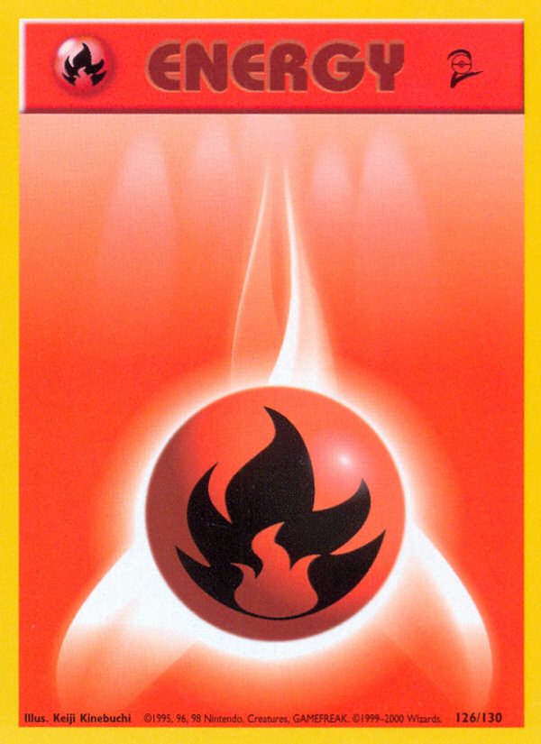 Fire Energy (126/130) [Base Set 2] | All Aboard Games