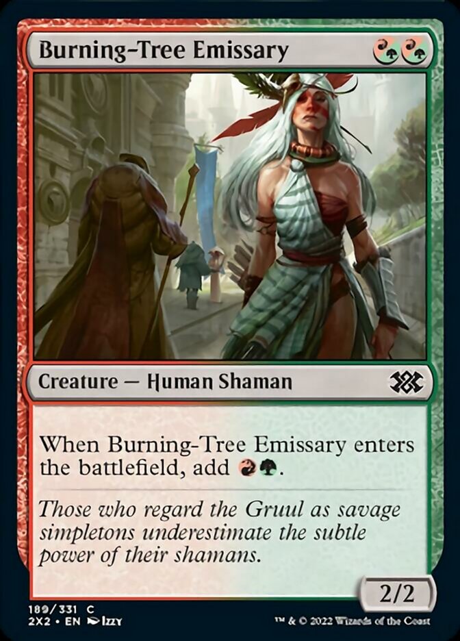 Burning-Tree Emissary [Double Masters 2022] | All Aboard Games