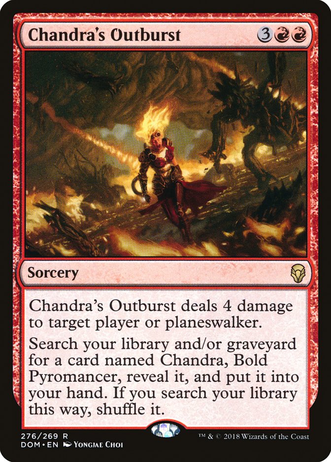 Chandra's Outburst [Dominaria] | All Aboard Games