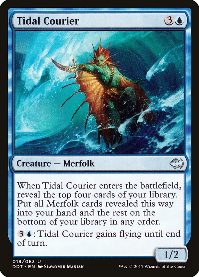 Tidal Courier [Duel Decks: Merfolk vs. Goblins] | All Aboard Games