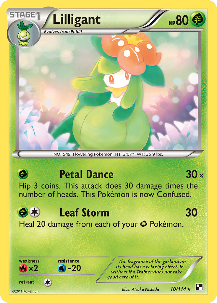 Lilligant (10/114) [Black & White: Base Set] | All Aboard Games