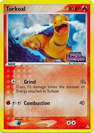 Torkoal (33/110) (Stamped) [EX: Holon Phantoms] | All Aboard Games