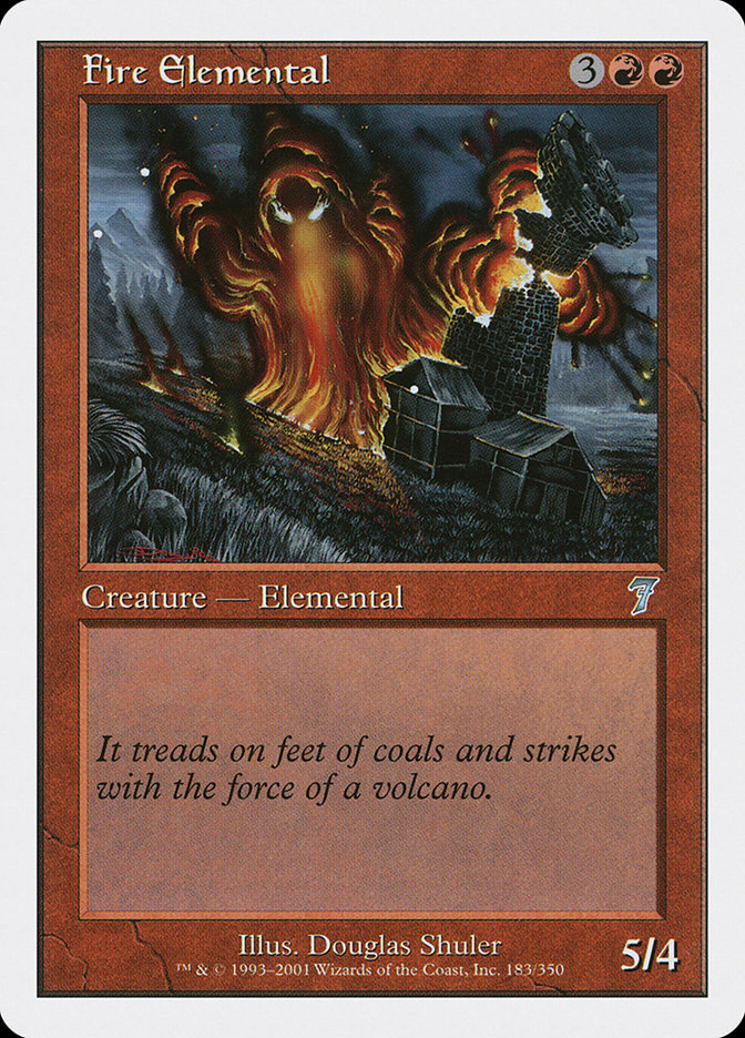 Fire Elemental [Seventh Edition] | All Aboard Games