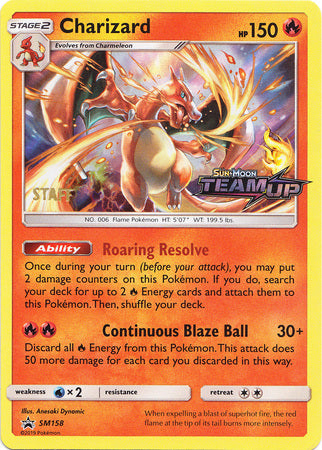 Charizard (SM158) (Staff) [Sun & Moon: Black Star Promos] | All Aboard Games