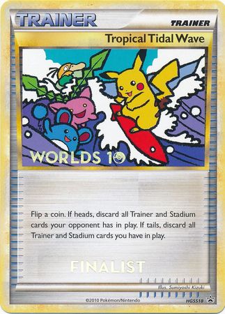 Tropical Tidal Wave (HGSS18) (Finalist) [HeartGold & SoulSilver: Black Star Promos] | All Aboard Games