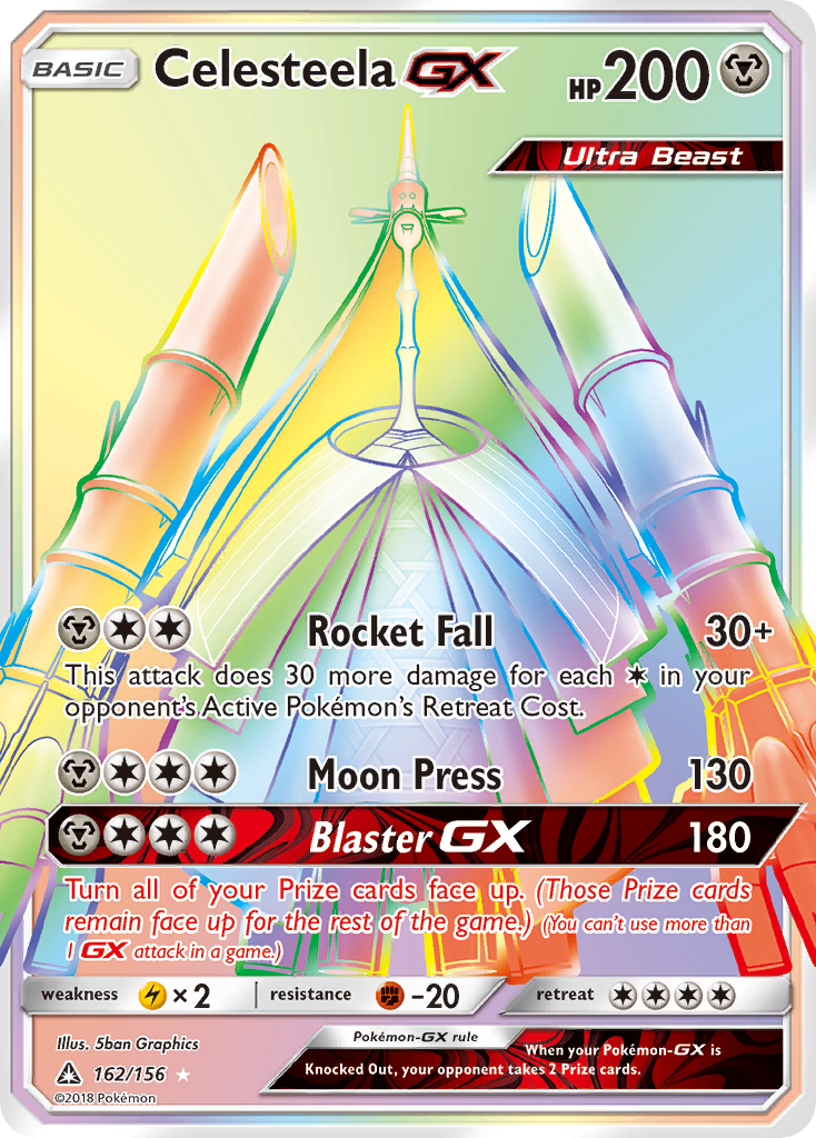 Celesteela GX (162/156) [Sun & Moon: Ultra Prism] | All Aboard Games