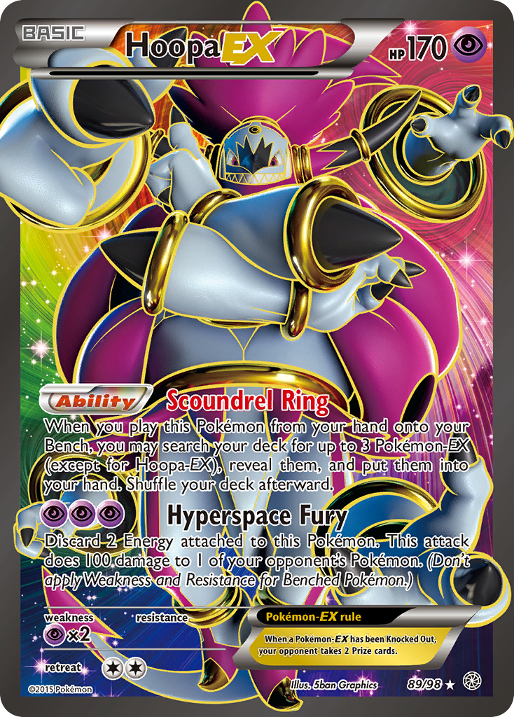 Hoopa EX (89/98) [XY: Ancient Origins] | All Aboard Games