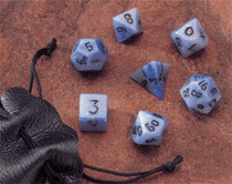 7pc 12mm Dwarven Stones: Blue Jasper Polyhedral Set - CC02006 | All Aboard Games